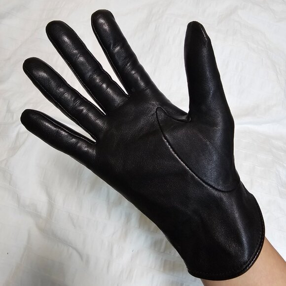 Fownes Brothers Whipstitch Leather Gloves - 2019 - Black - Sz M - Picture 4 of 9
